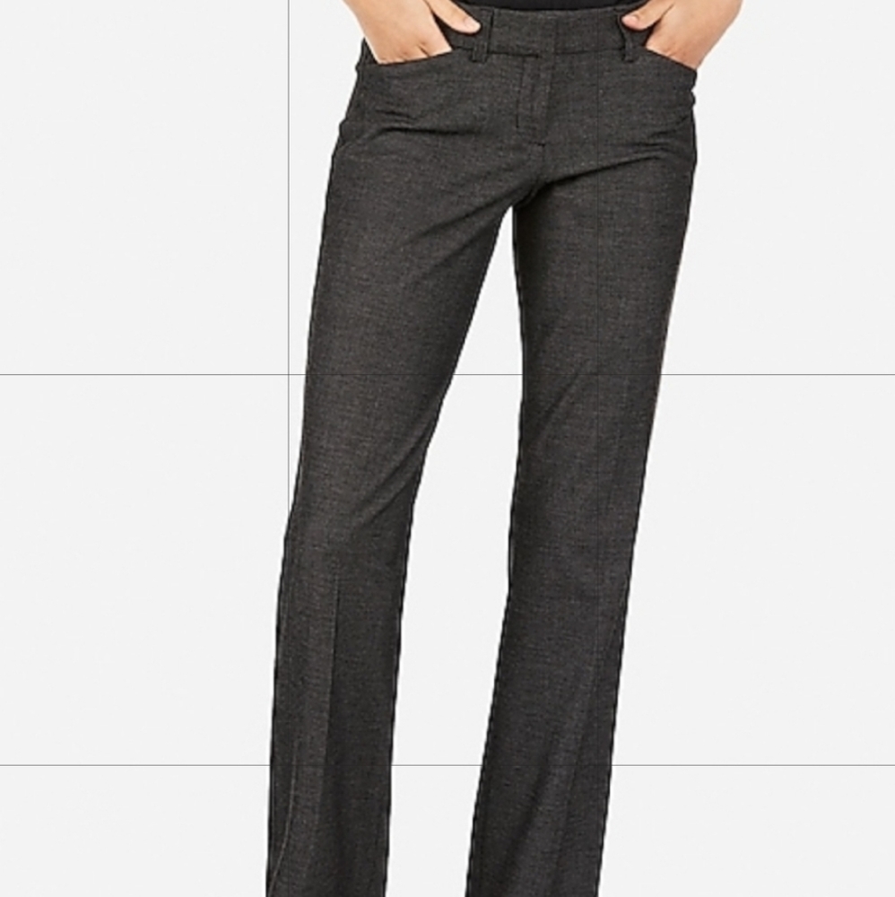 Express Editor Low Rise Barely Boot Pants